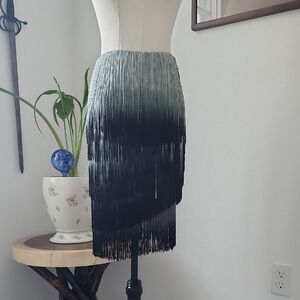 Michelle Farmer Fringe Skirt